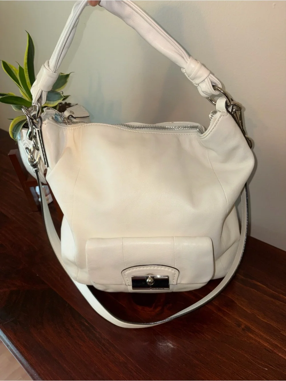 Coach Kristin Vintage y2k leather purse bag hobo